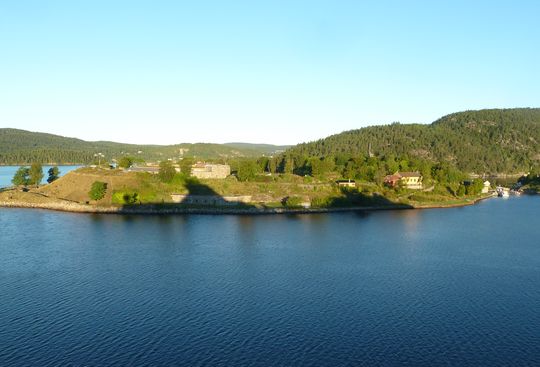 Schattenschiff im Oslo Fjord