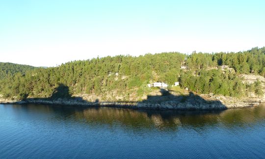 Schattenschiff im Oslo Fjord