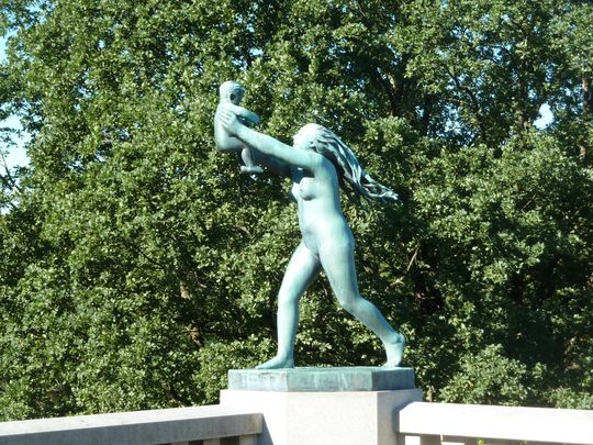 Skulptur im Vigeland Park