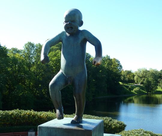 Skulptur im Vigeland Park