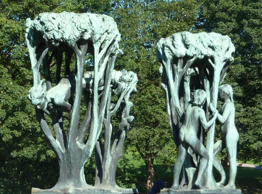 Skulptur im Vigeland Park